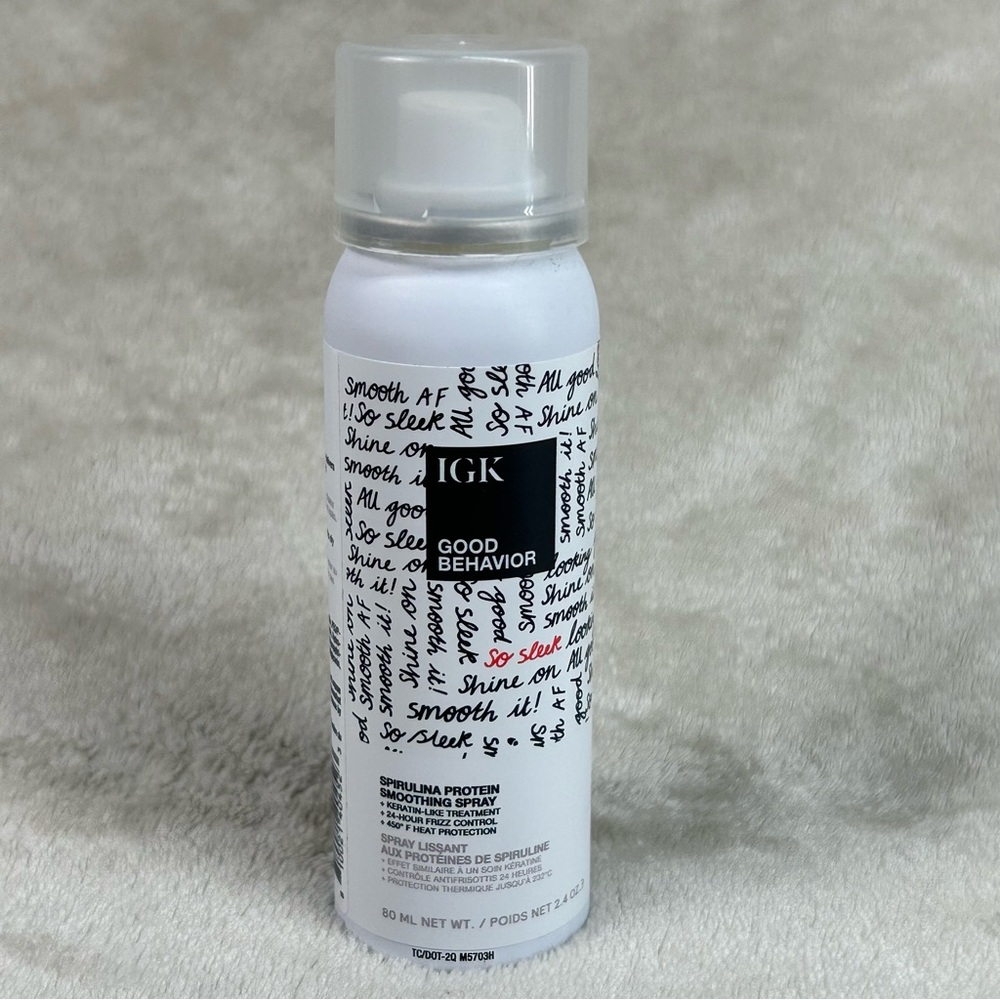 IGK Good Behavior Spirulina Protein Smoothing Spray